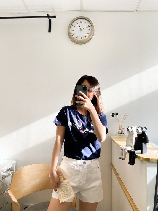 Embroidered Script T-shirt