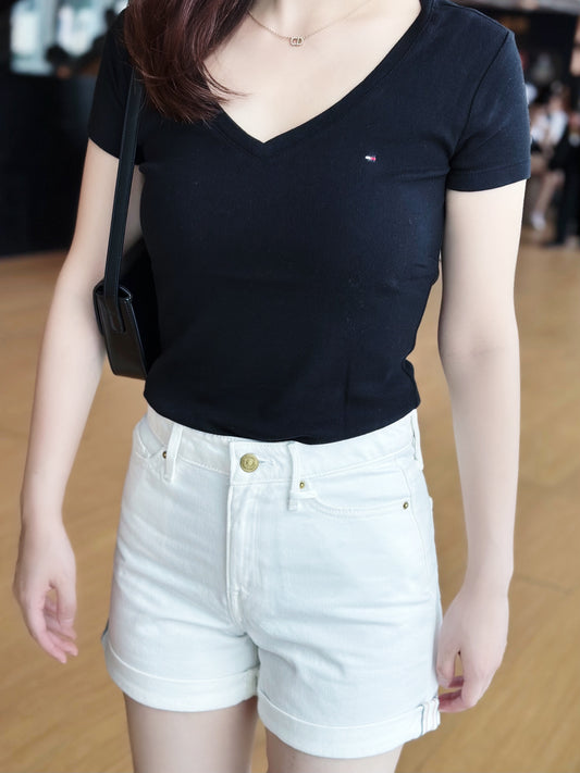 Mini Logo V-neck T-shirt