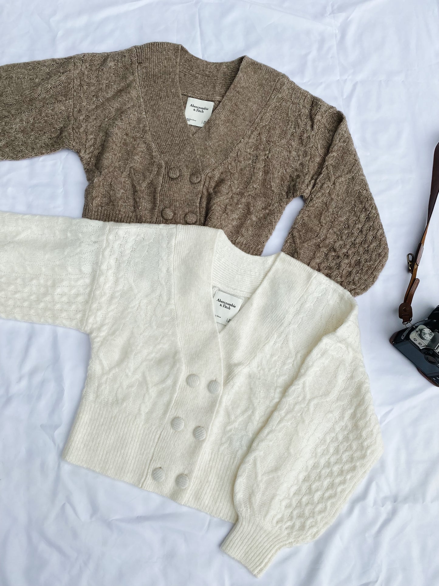 Double Breasted Cropped Cardigan