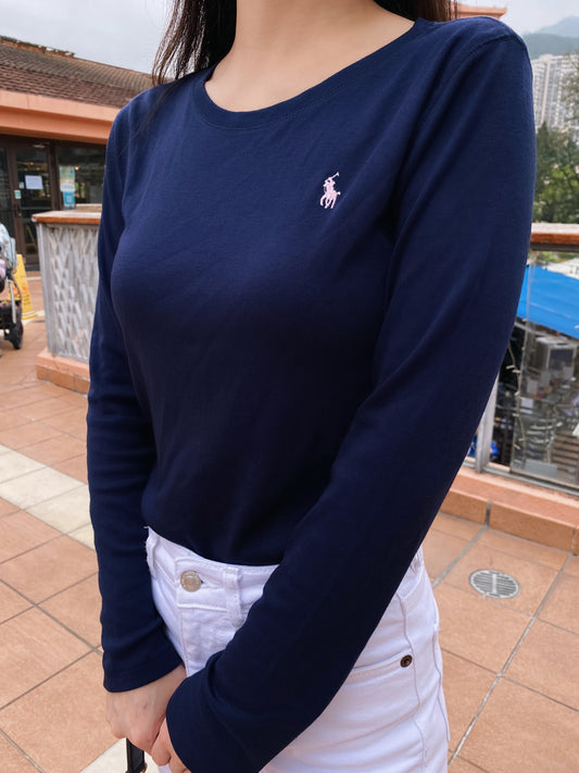 Girls Long Sleeve Logo T-shirt