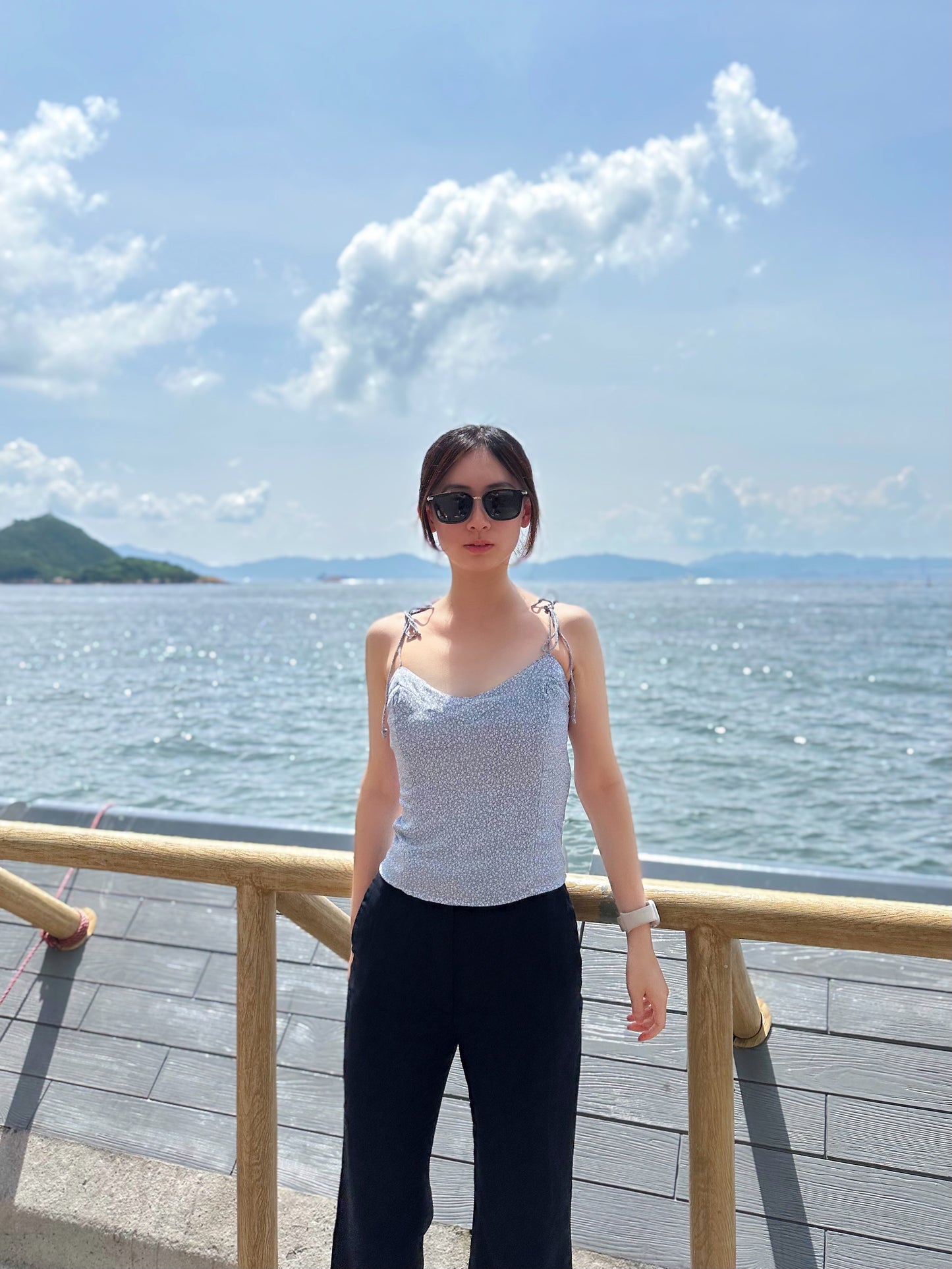 Tie-Strap V-Neck Cami