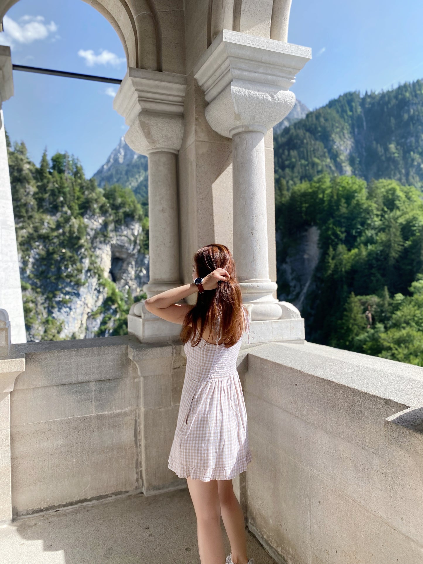 Tie-Strap Slim Waist Mini Dress