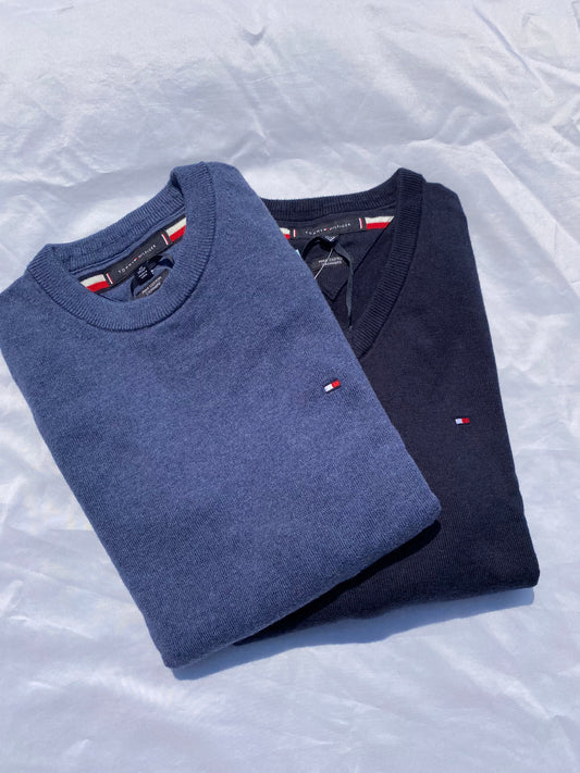 Cotton Cashmere Logo Sweater