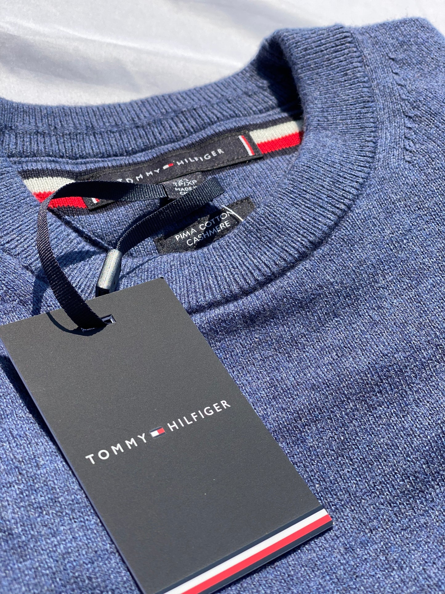 Cotton Cashmere Logo Sweater