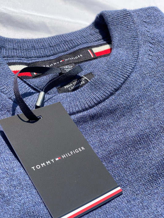 Cotton Cashmere Logo Sweater