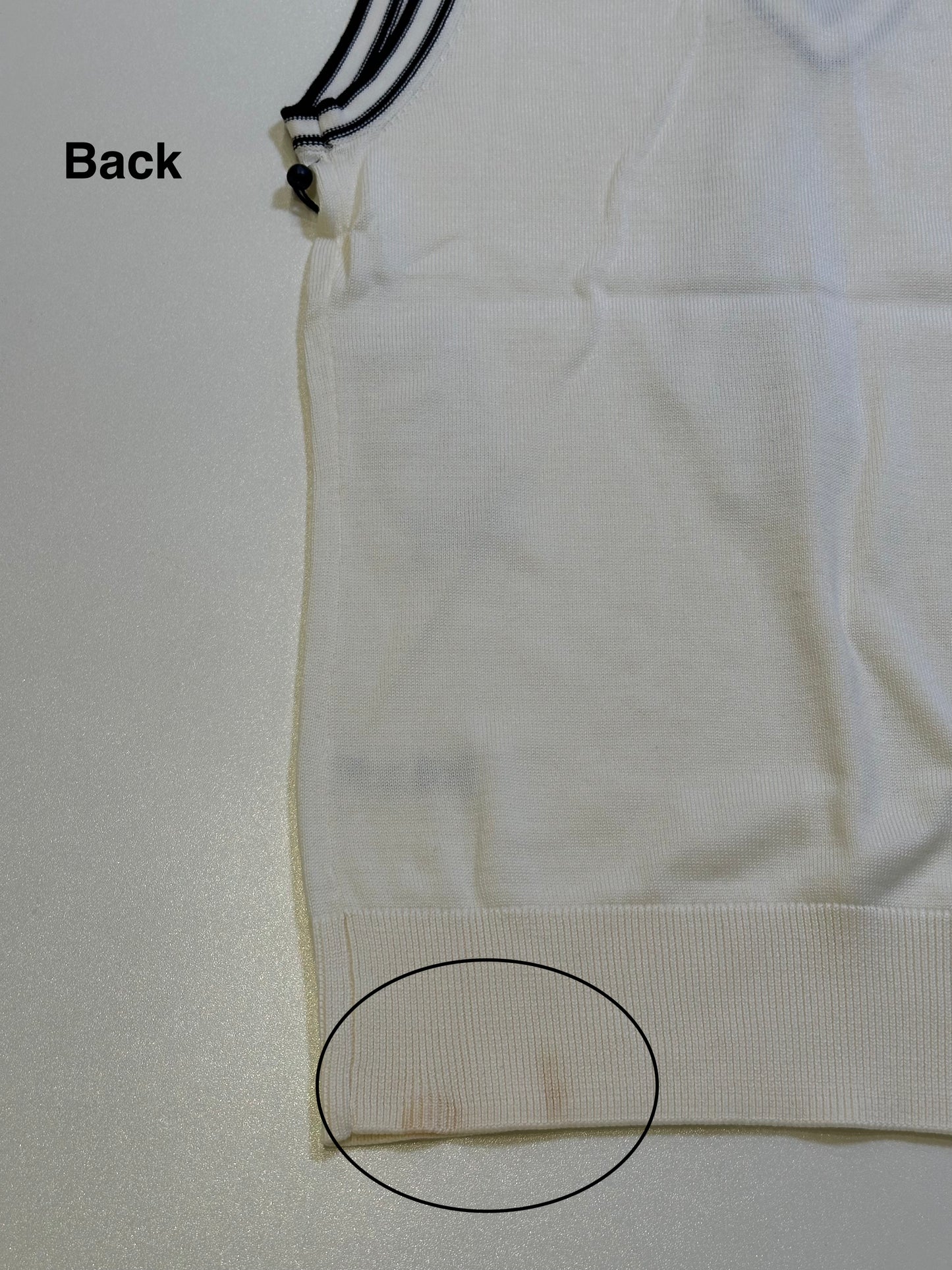 Sleeveless Knit Top (Defect)