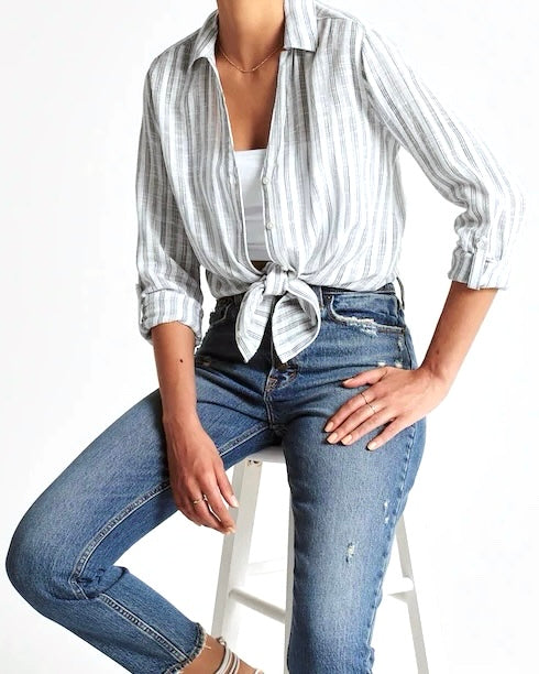 Long Sleeve Stripe Shirt