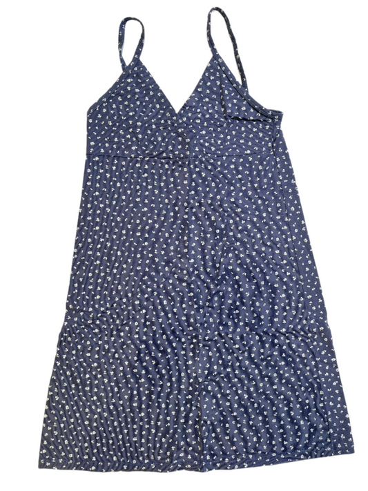 Floral Mini Dress (Navy) (Defect)