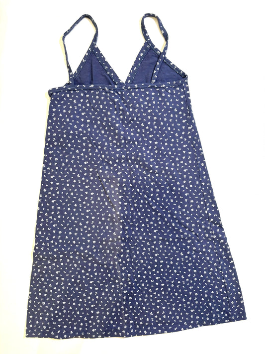 Floral Mini Dress (Navy) (Defect)