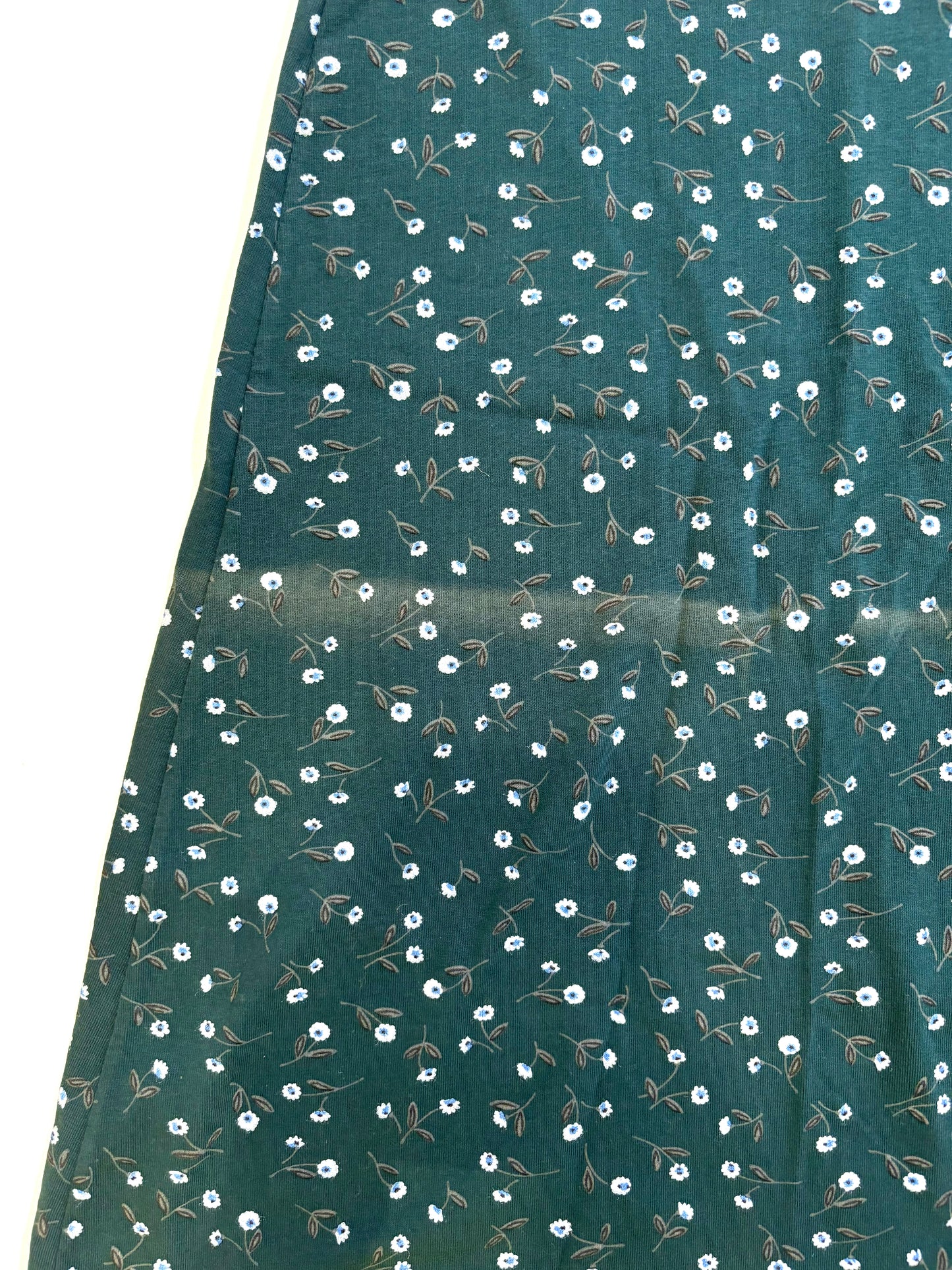 Floral Mini Dress (i) (Dark Green)(Defect)