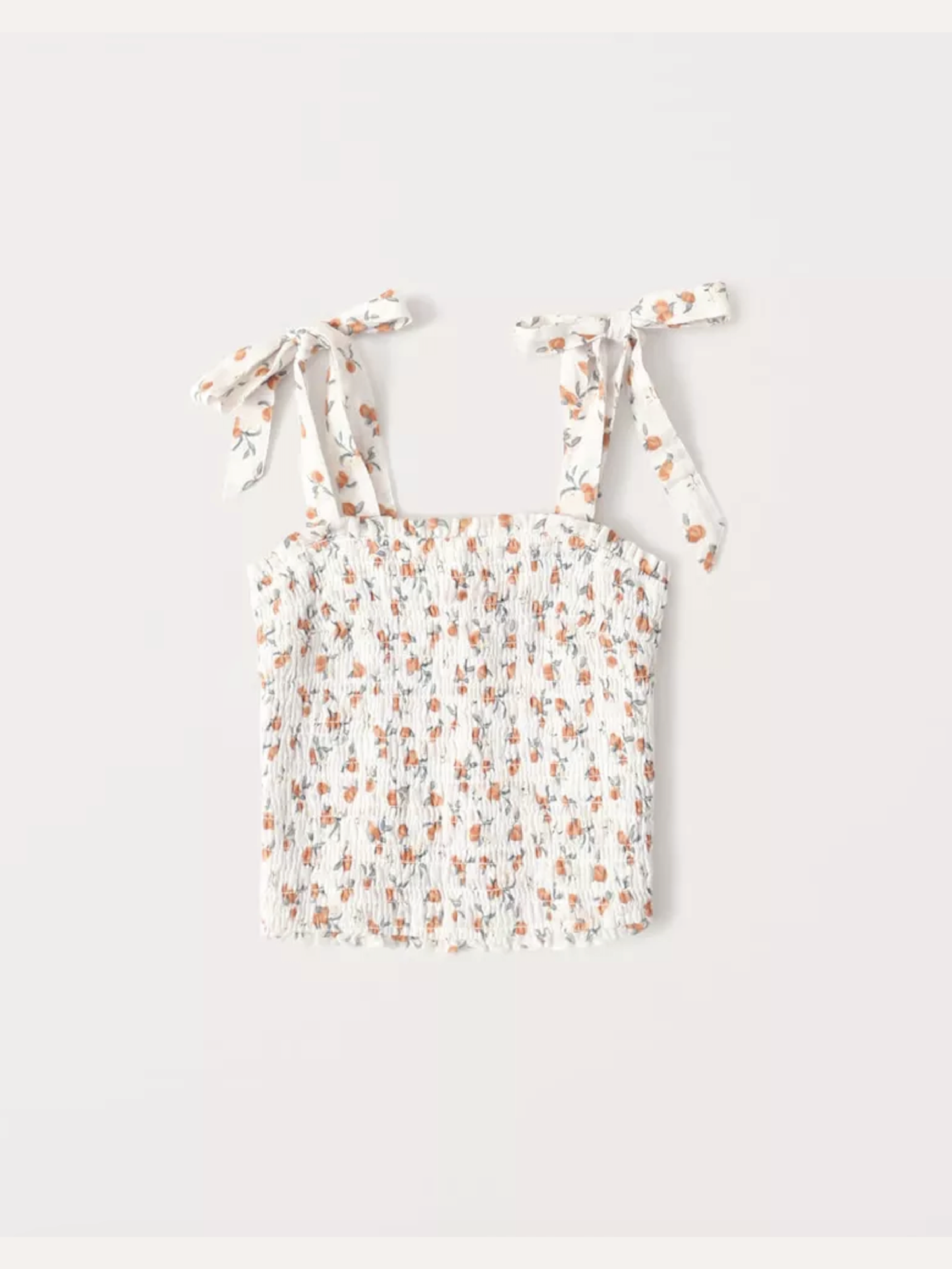 Tie-Strap Peach Cami Top