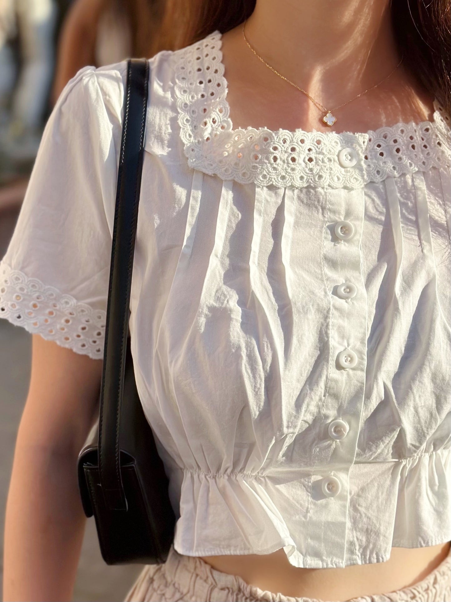 Austen Lace Top