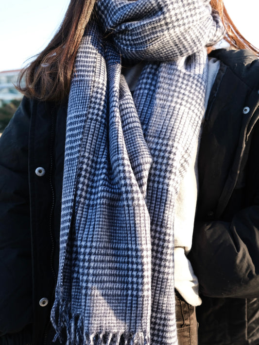 Wool Plaid Scarf