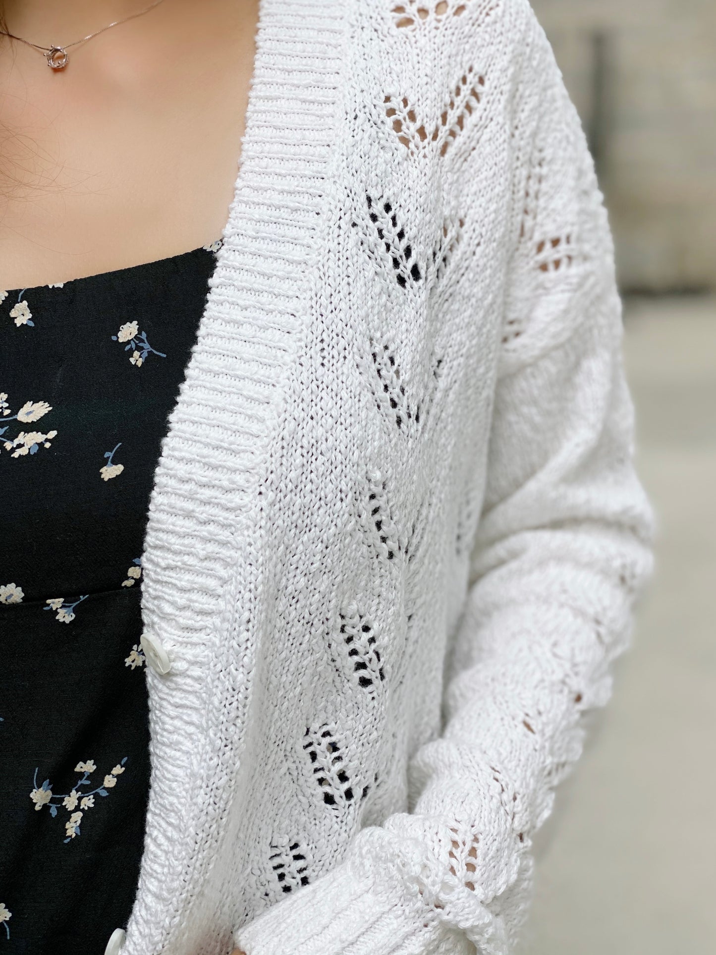 Open Stitch Cardigan