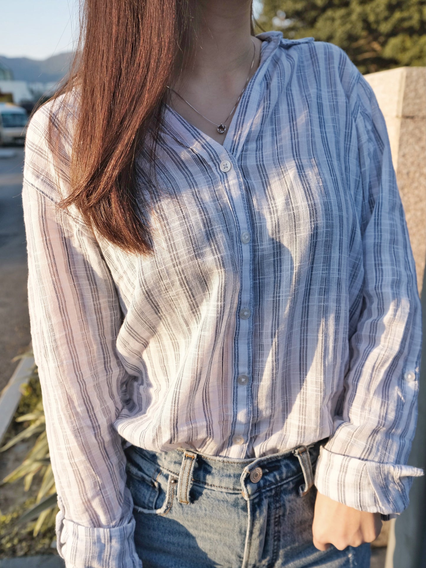 Long Sleeve Stripe Shirt