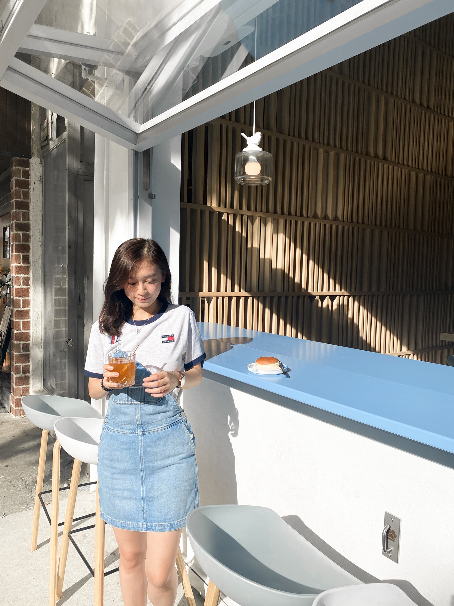 Denim Dungaree Dress