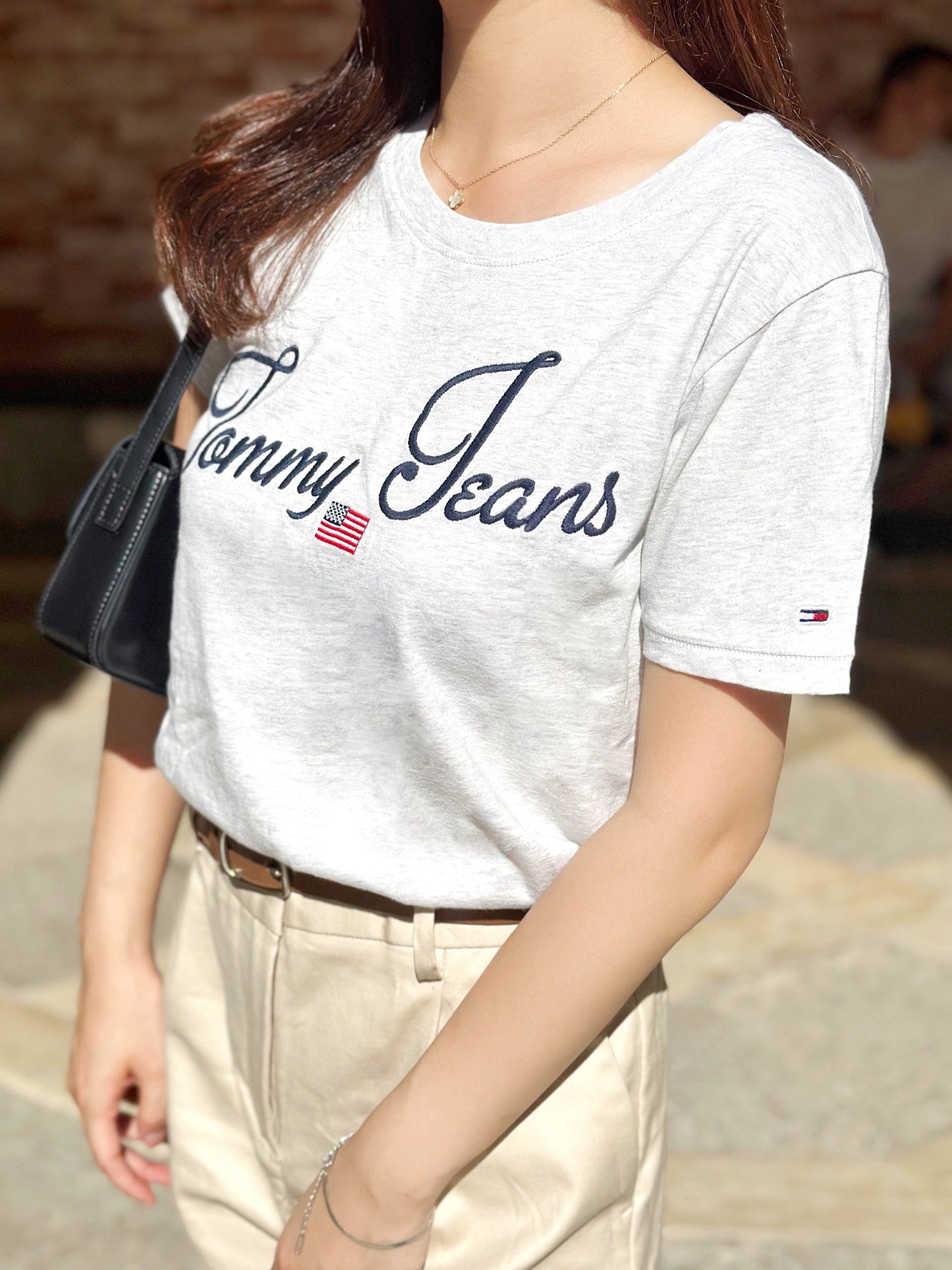 Embroidered Script T-shirt