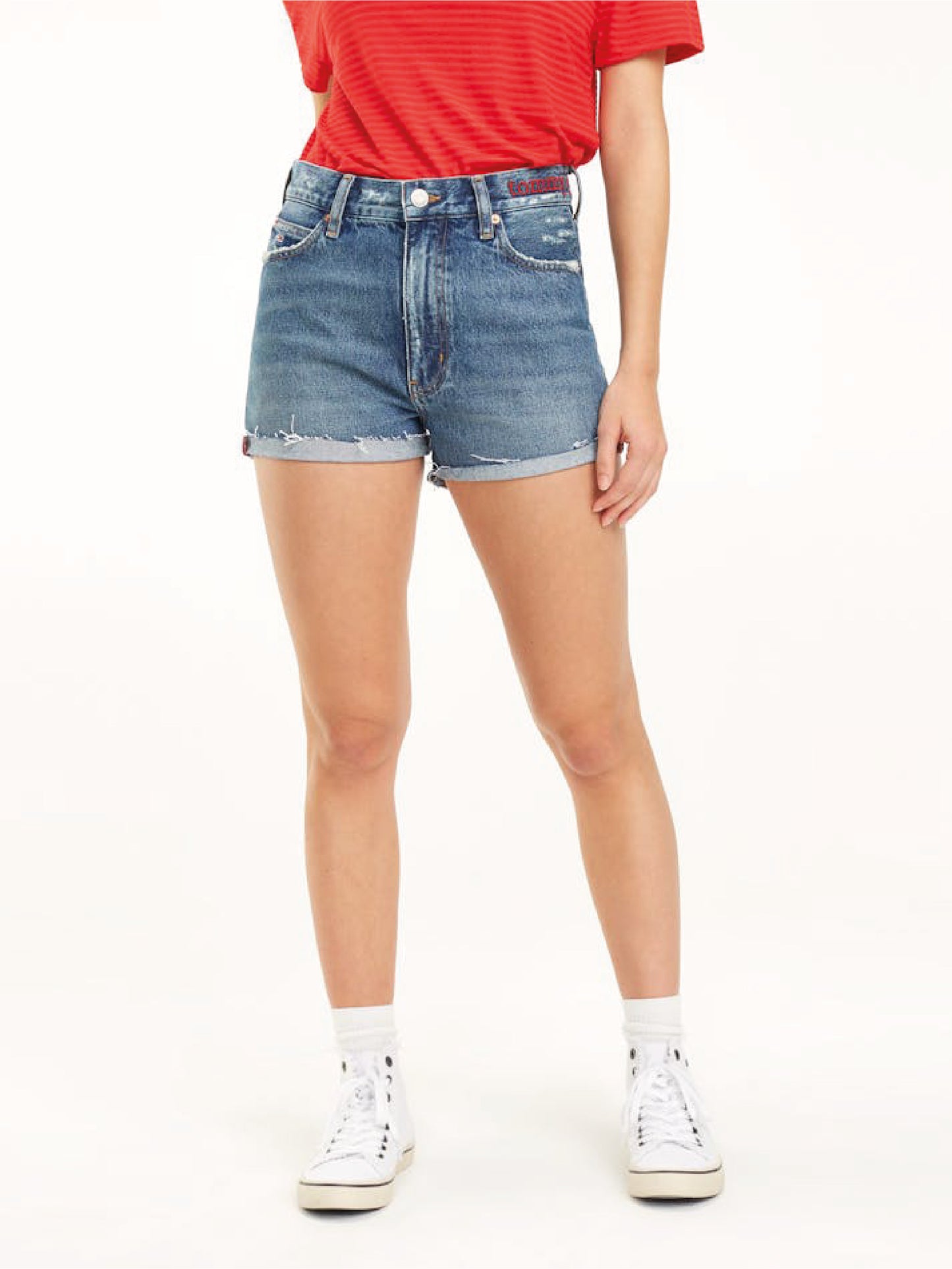 Regular Fit Denim Shorts